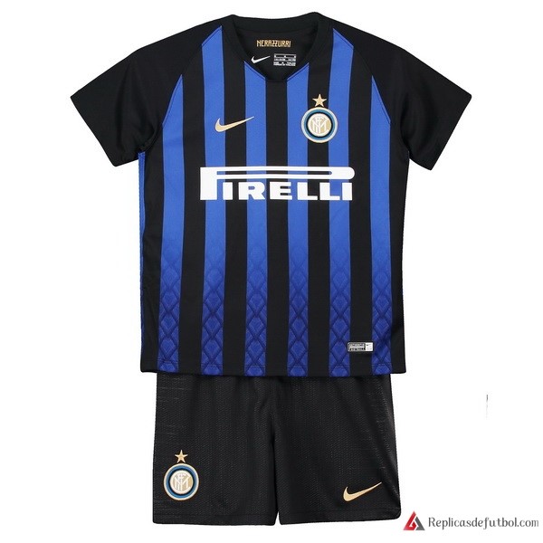 Camiseta Inter de Milán Primera equipación Niños 2018-2019 Azul